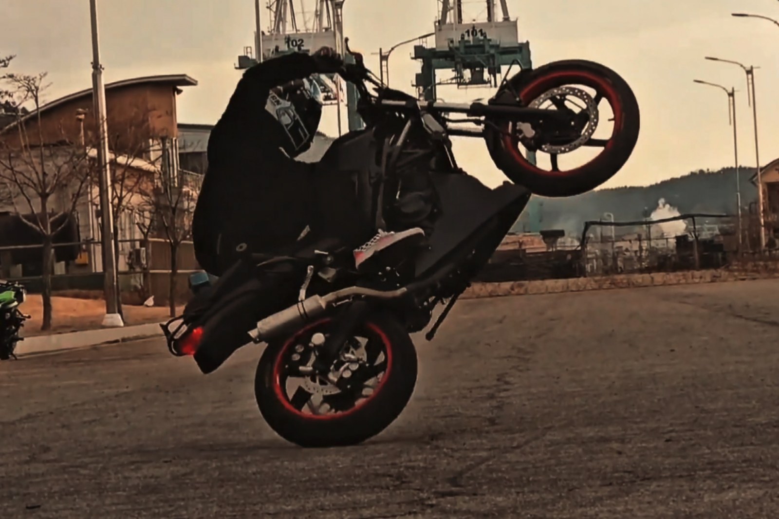 바이크 스턴트 쇼런